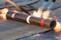 Burstock flat roof sealing